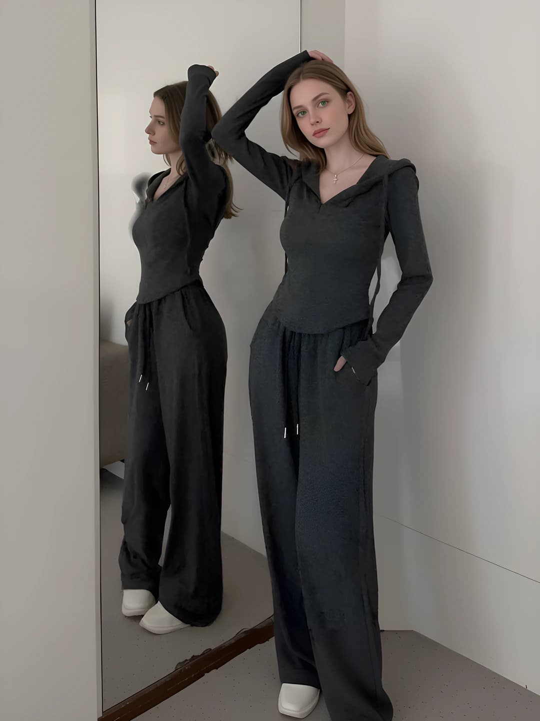 Grey suit