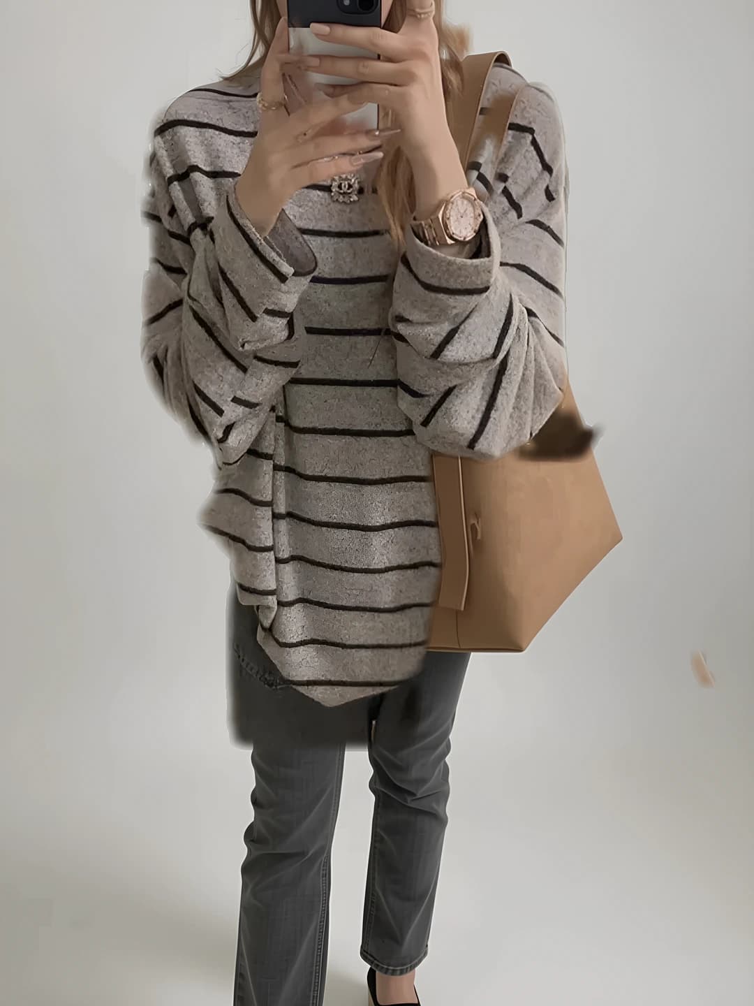 Grey striped