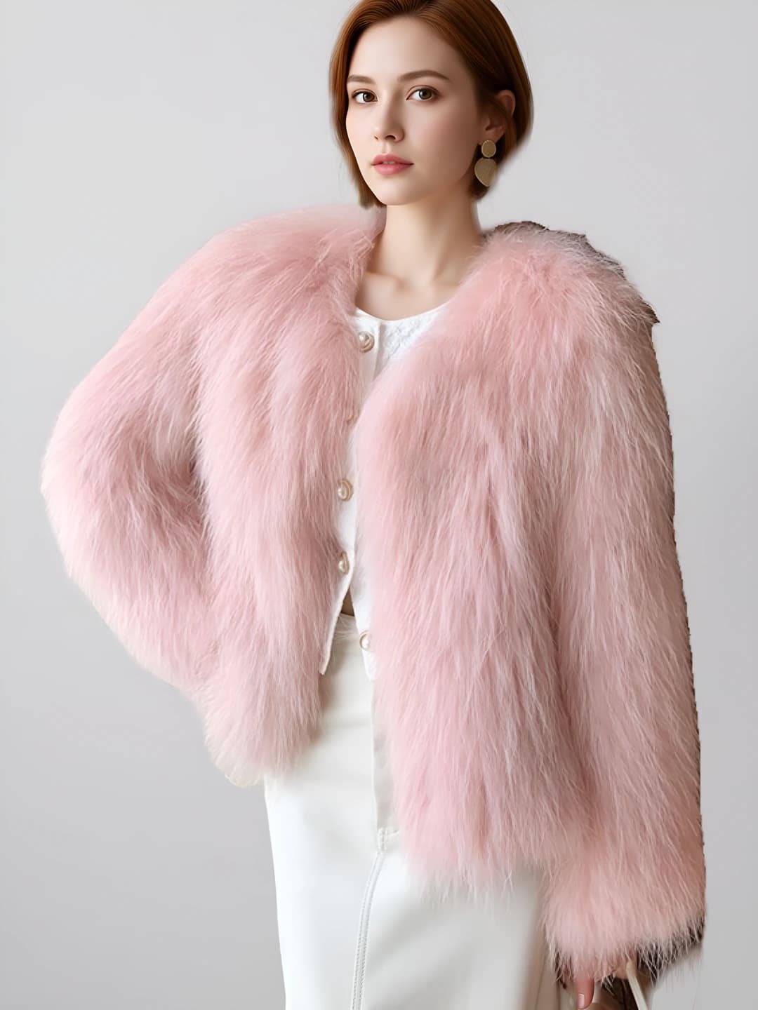 Pink, collarless