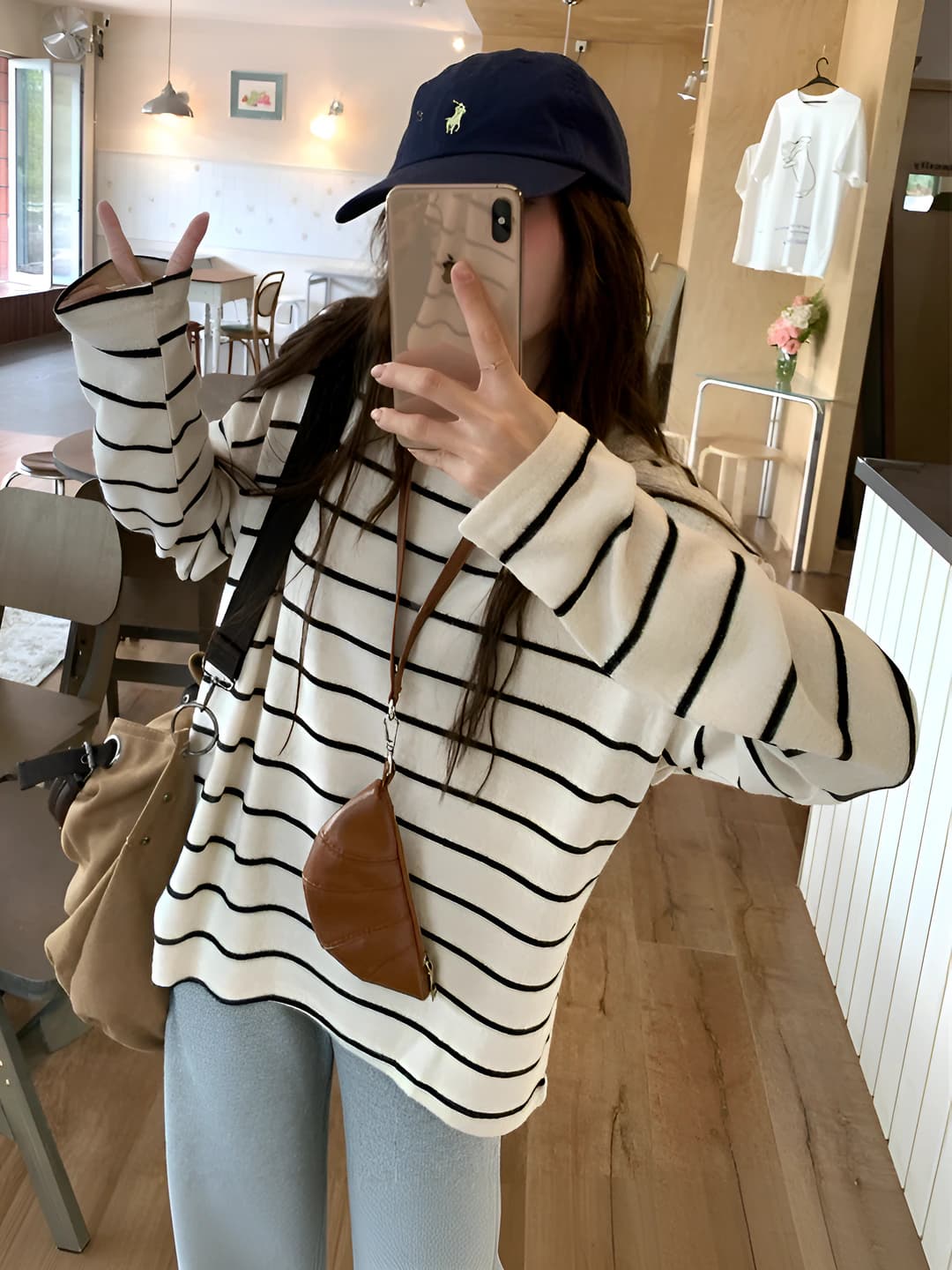 White striped