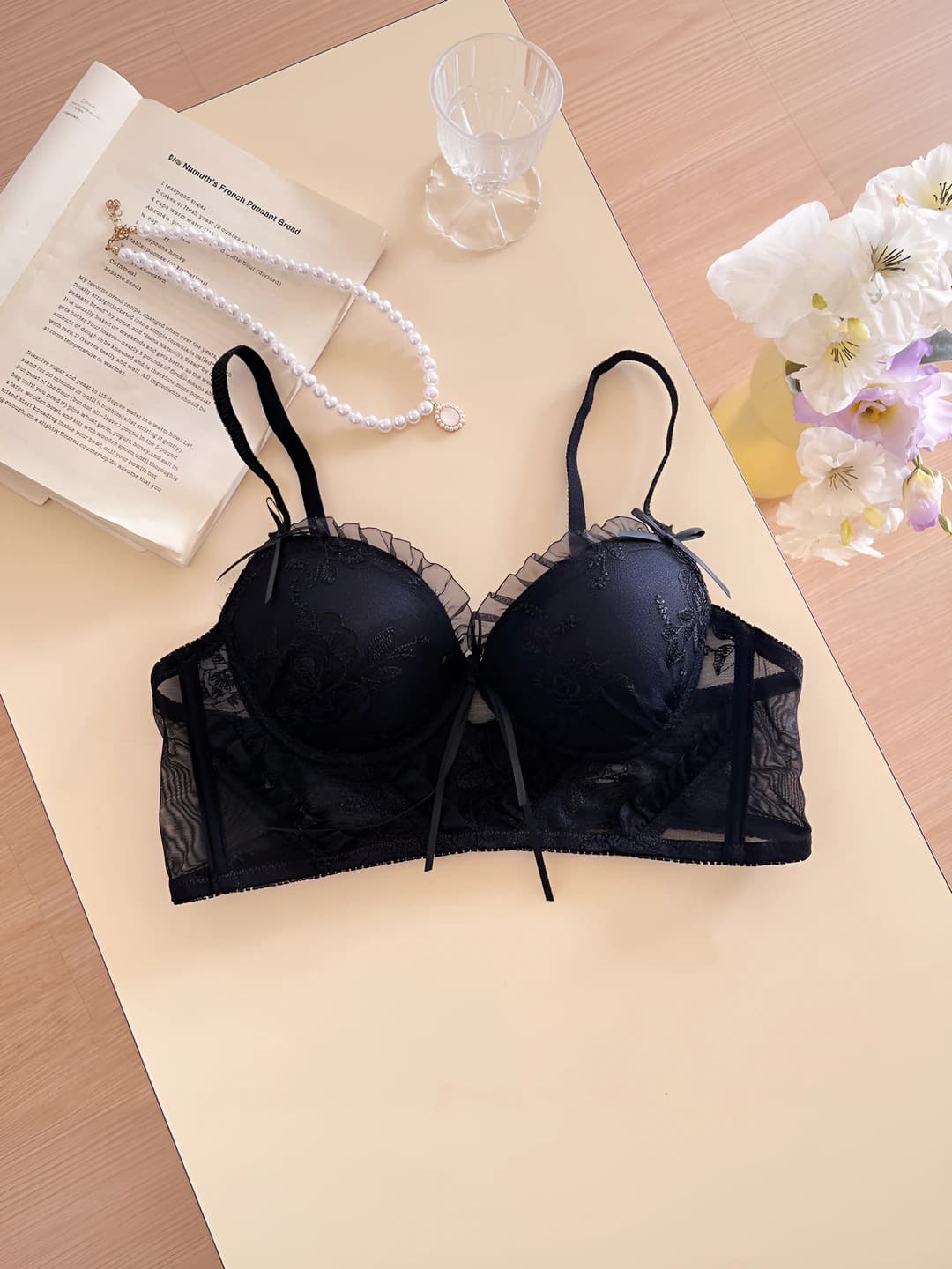 Black, single piece