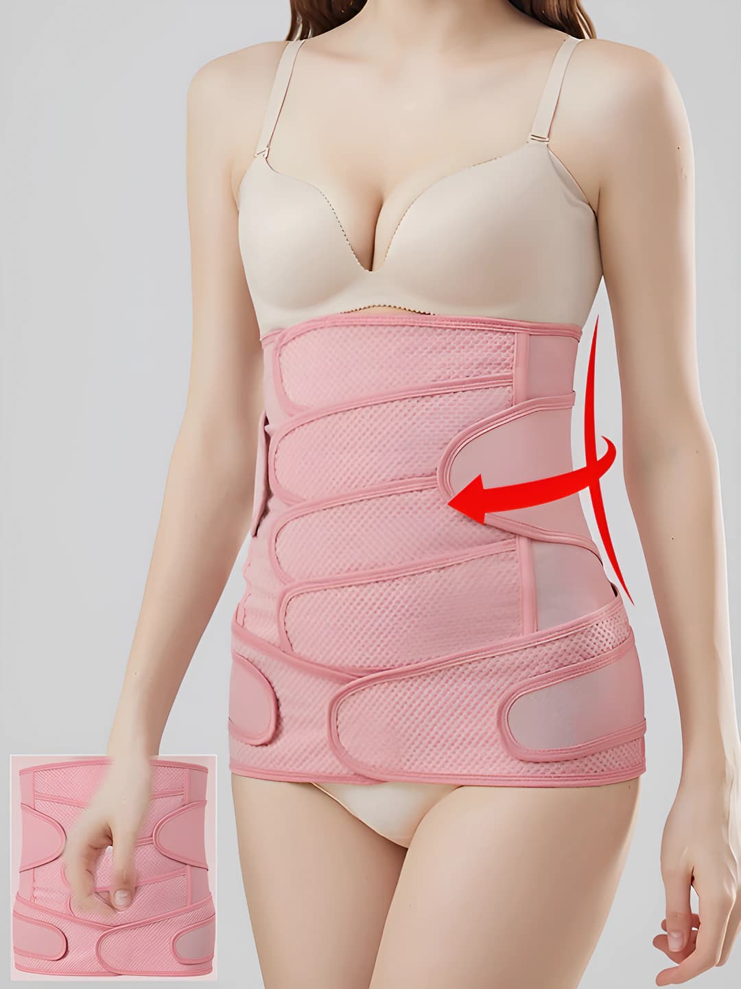 Women's bodice: all-season breathable tummy control postpartum shapewear abdominal belt