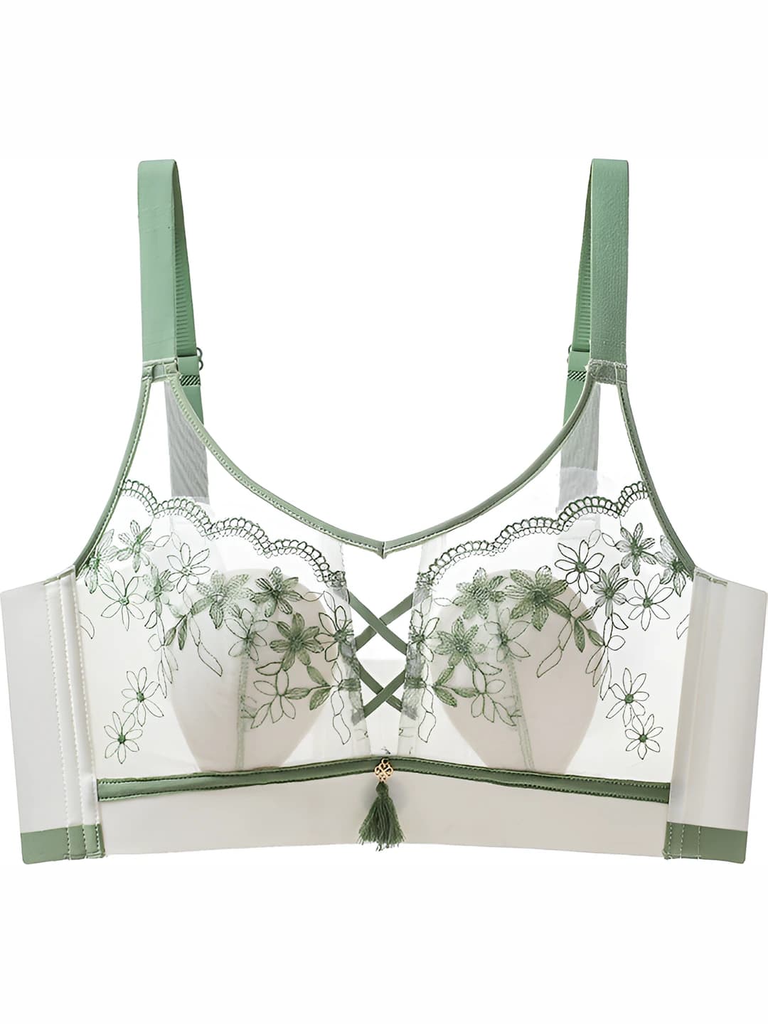 Green, single piece
