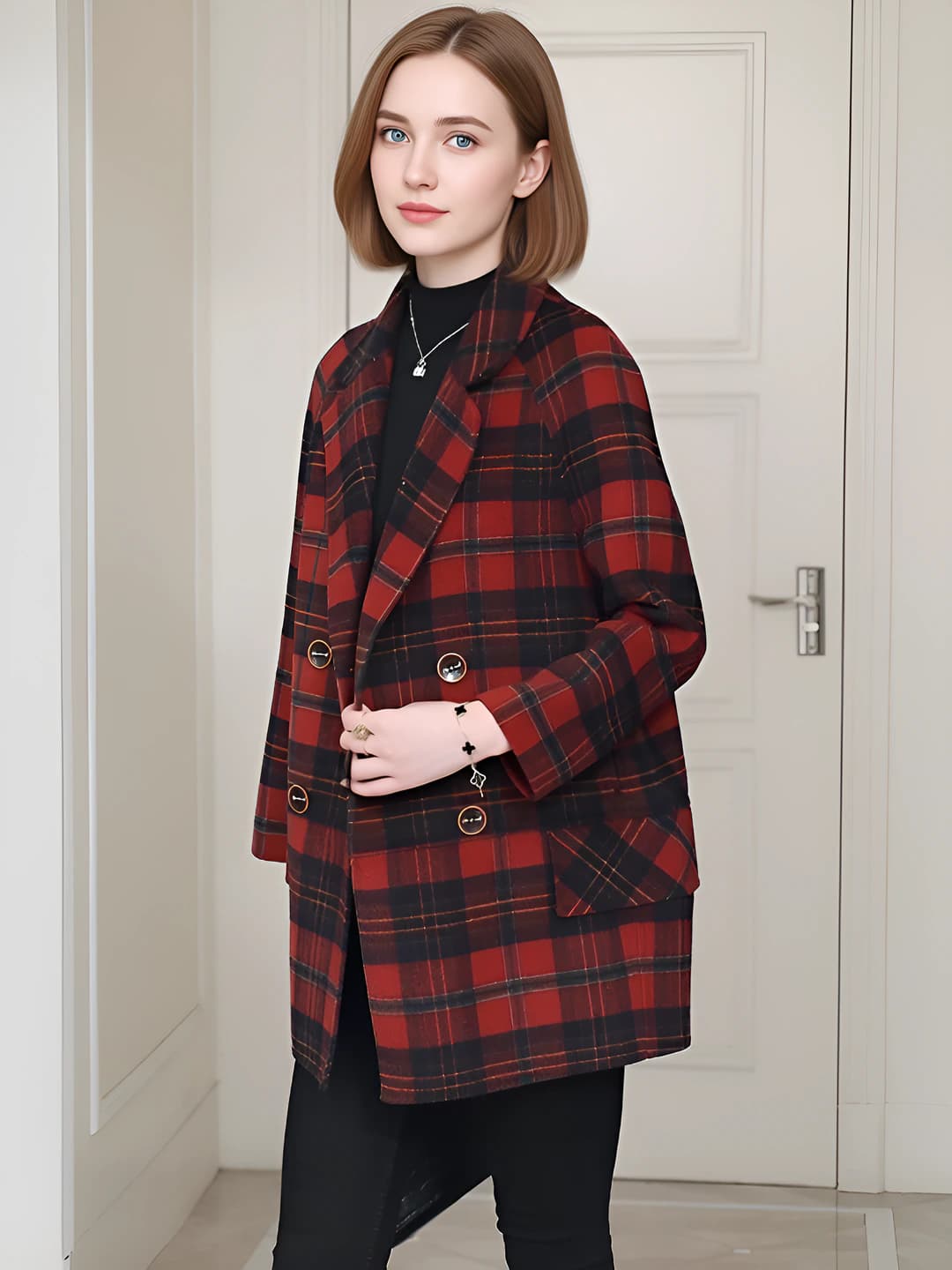 Red plaid