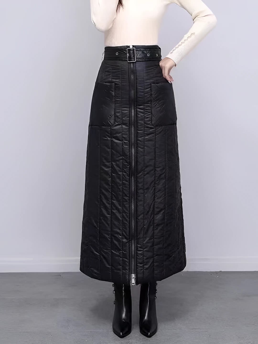 Black vertical strip thickened