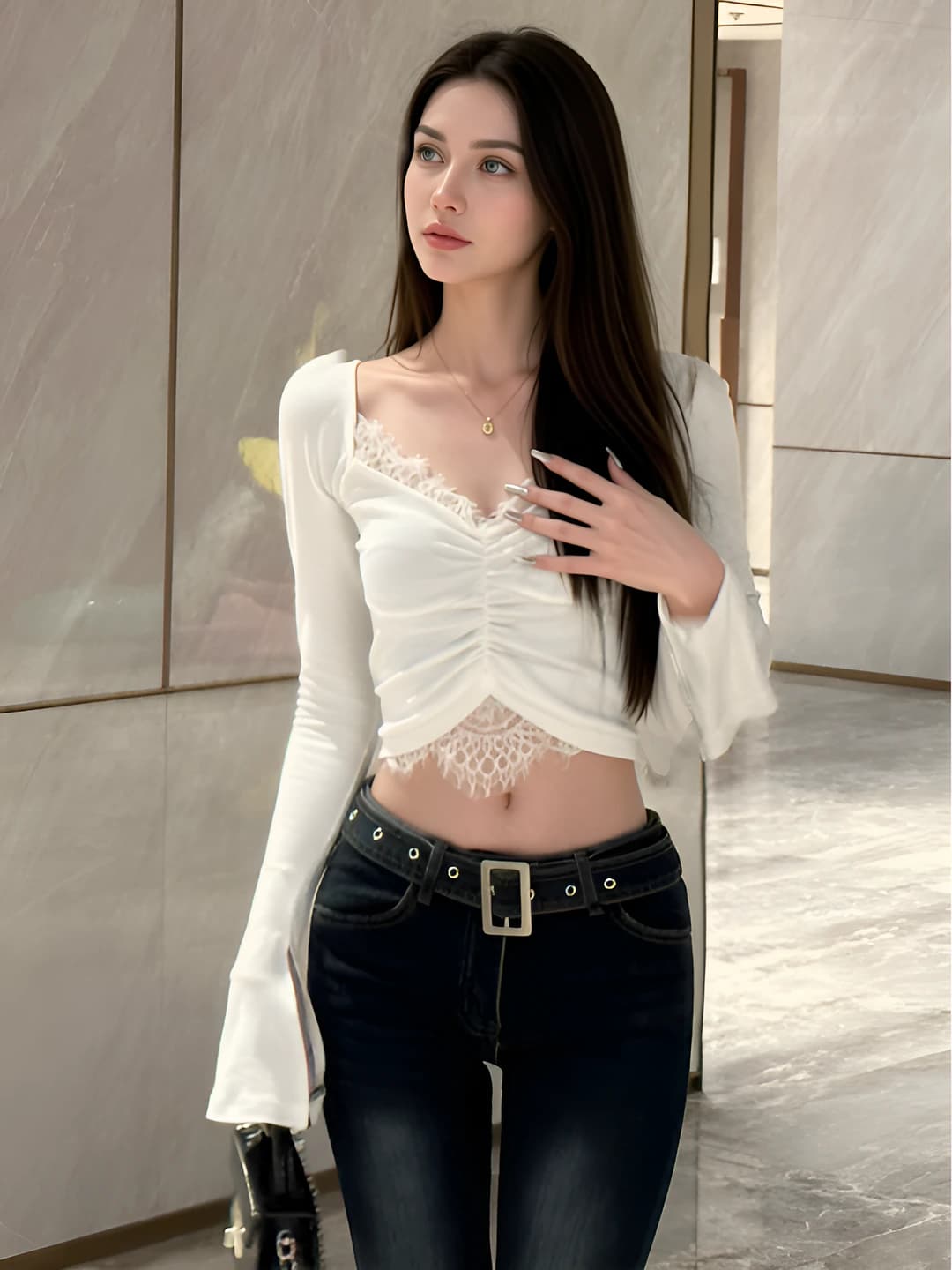 White T-shirt