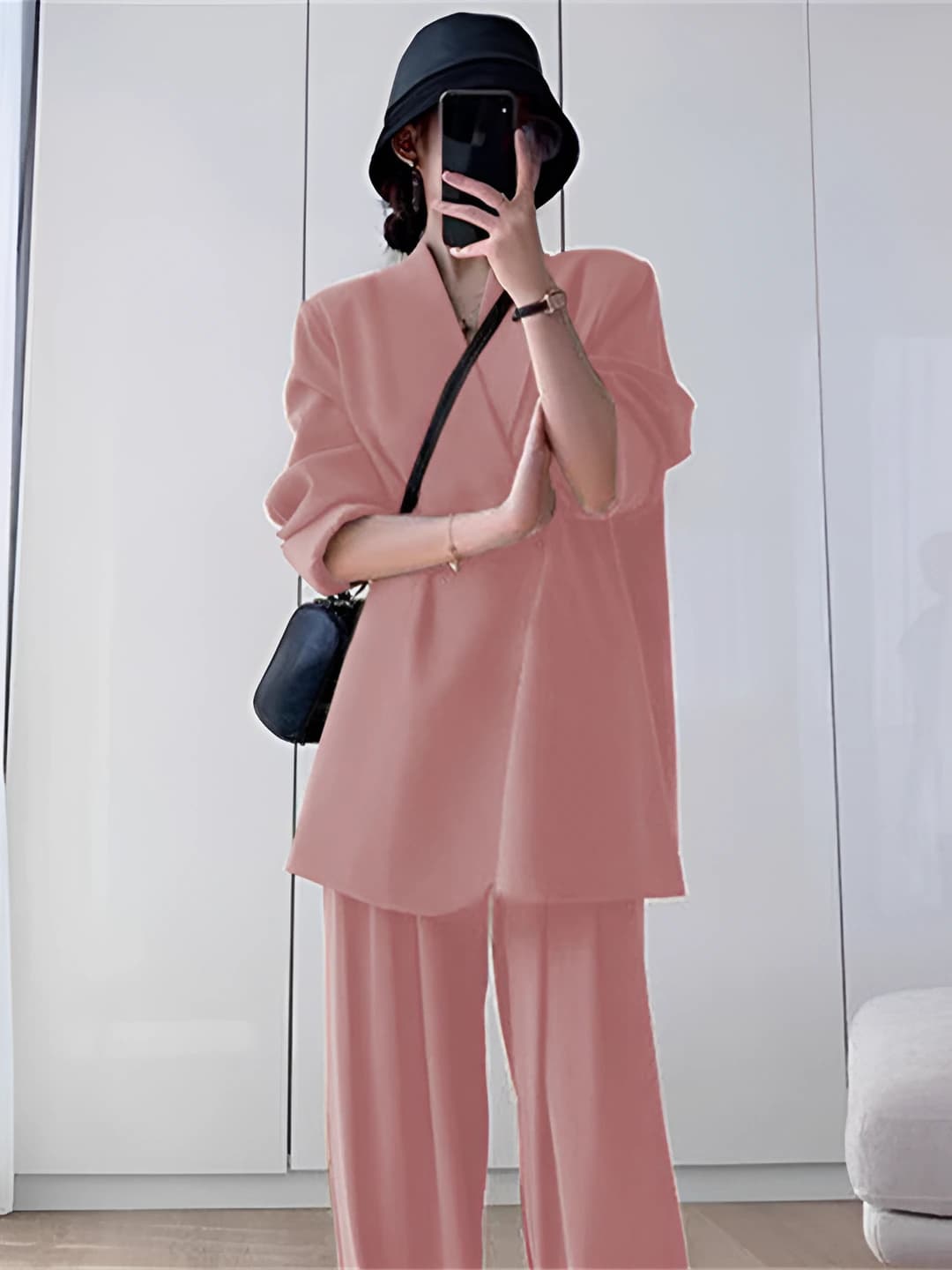 Pink [pants+suit]