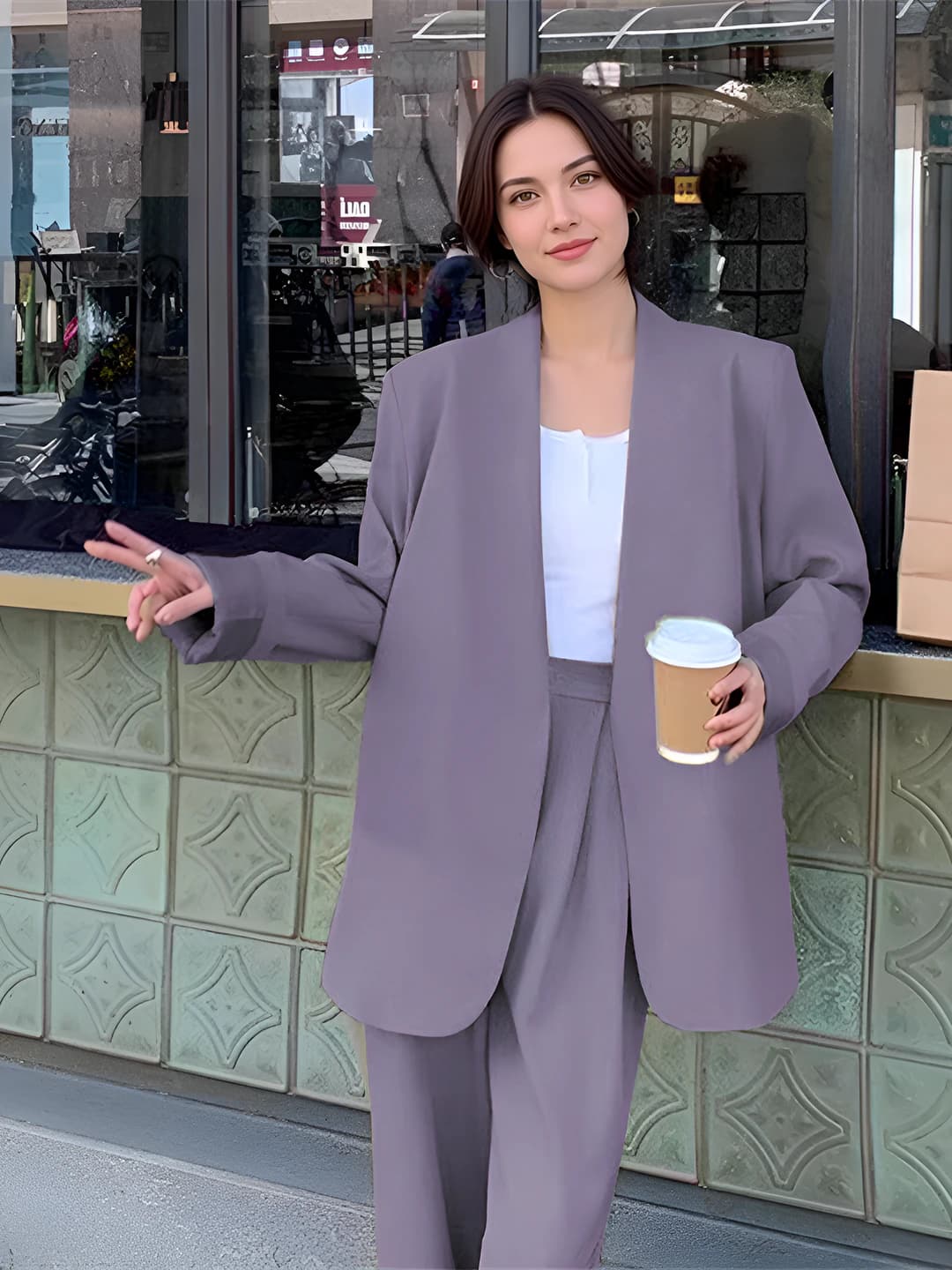 Taro purple [pants+suit]