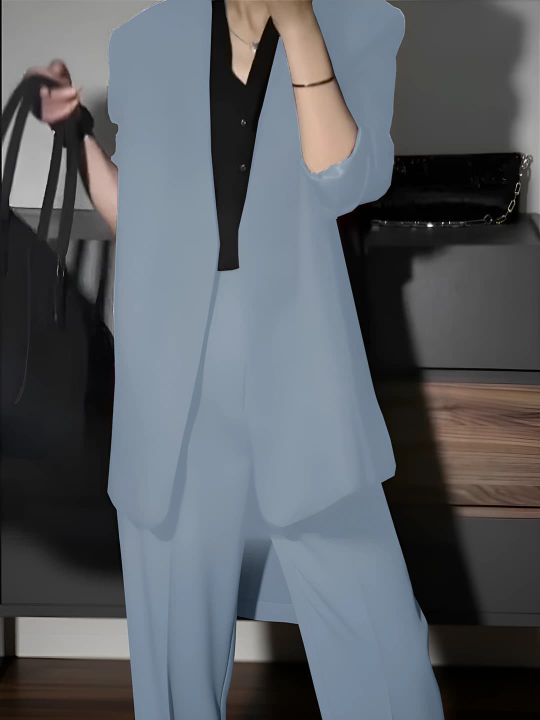Blue [pants+suit]