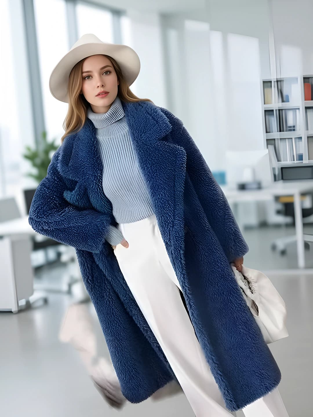 Hazy blue