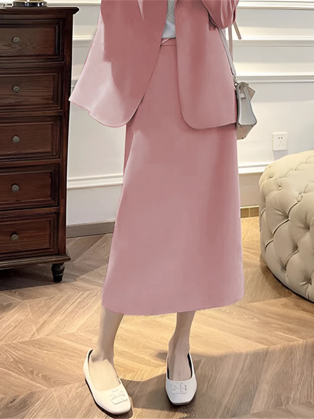Pink skirt