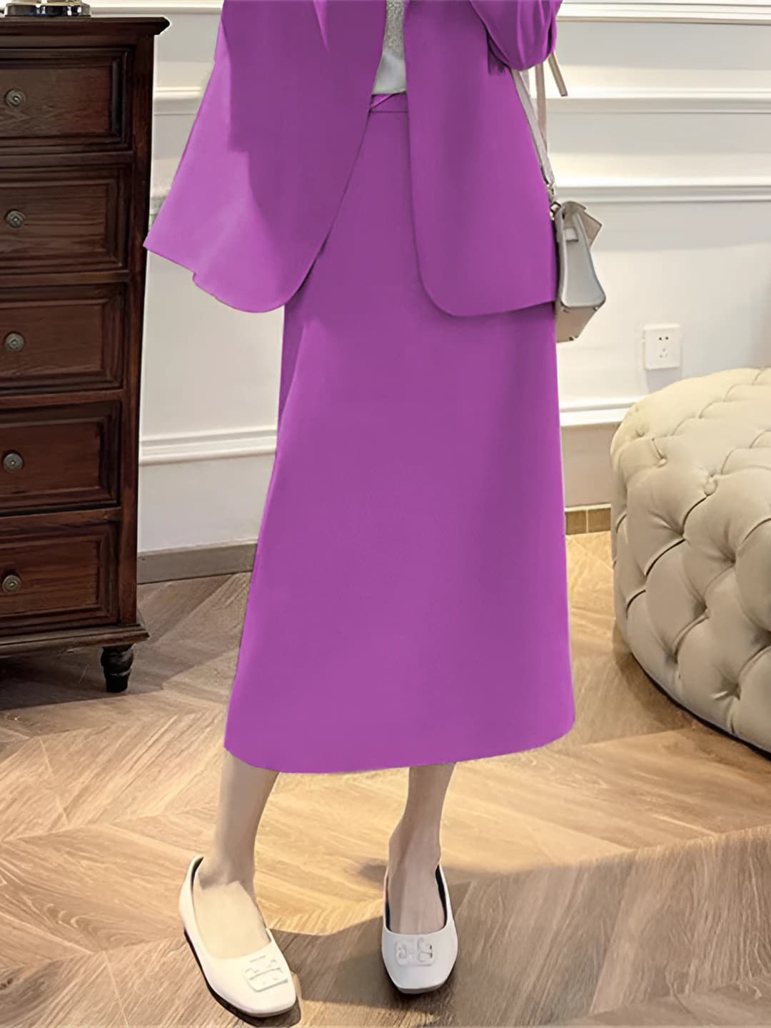 Purple skirt