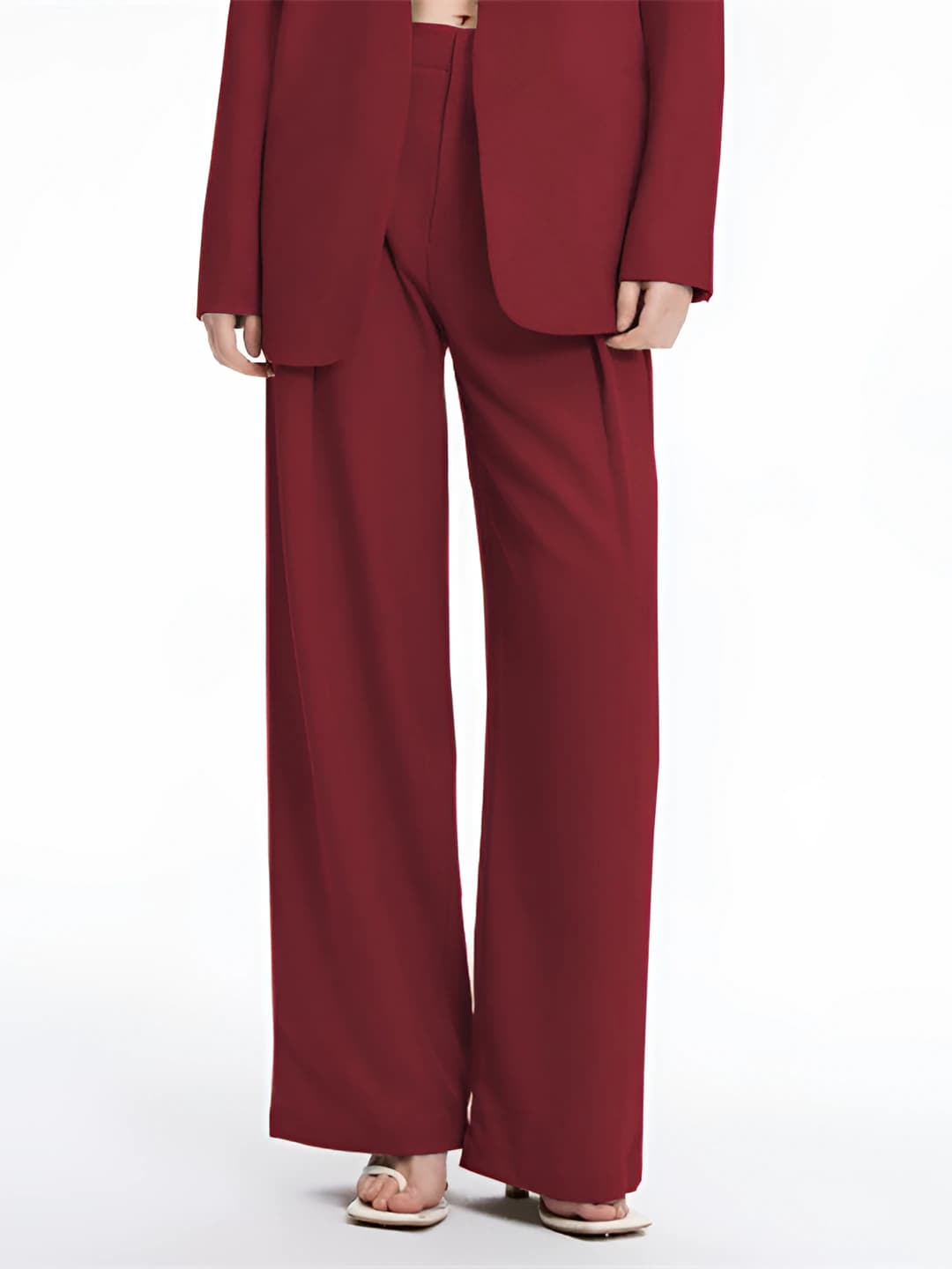 Wine red pants