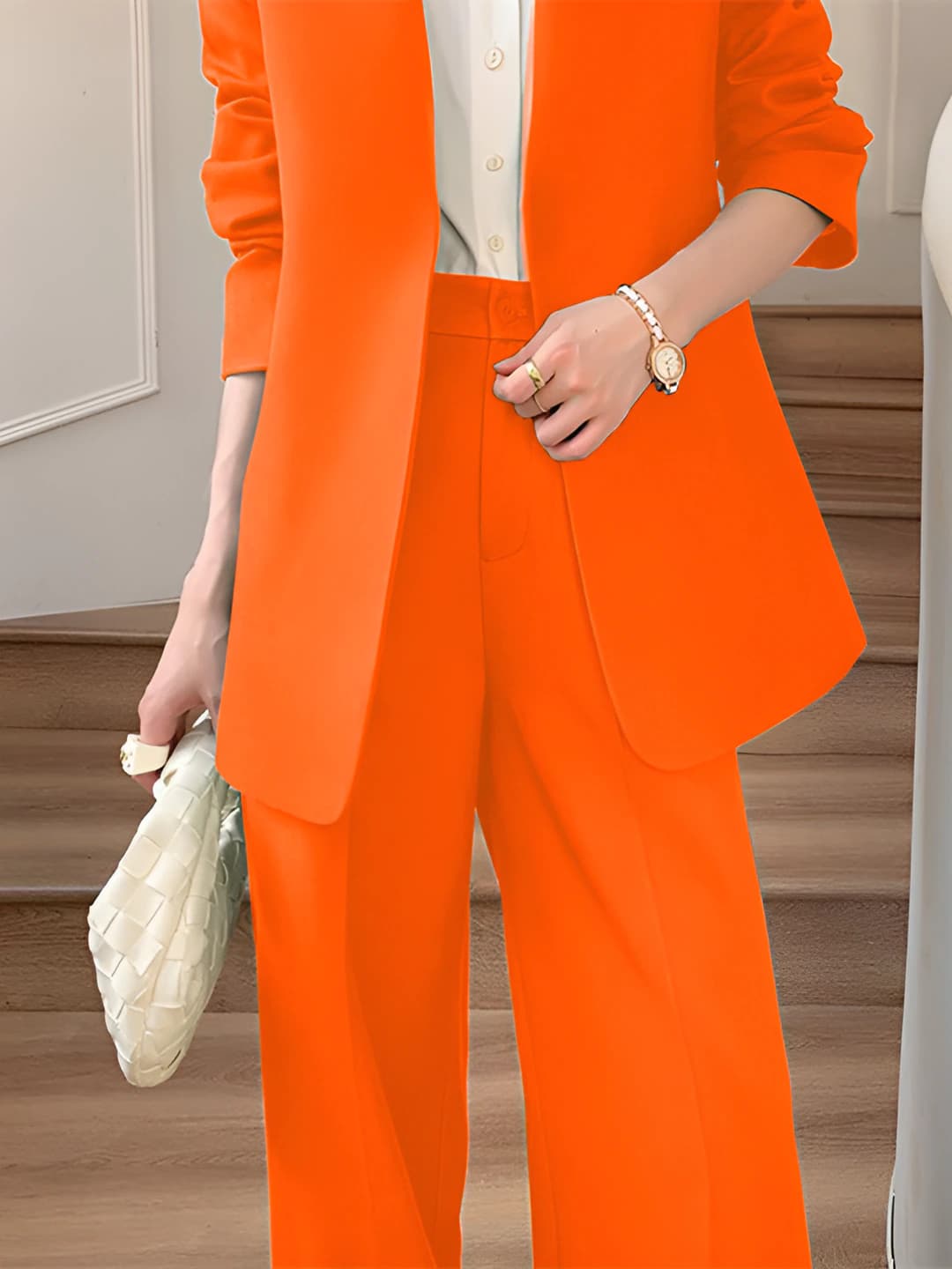 Orange-pink pants