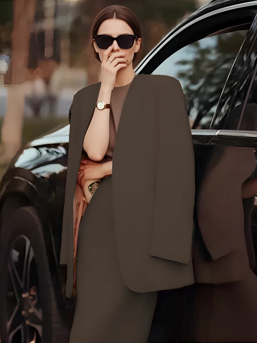 Coffee brown set
