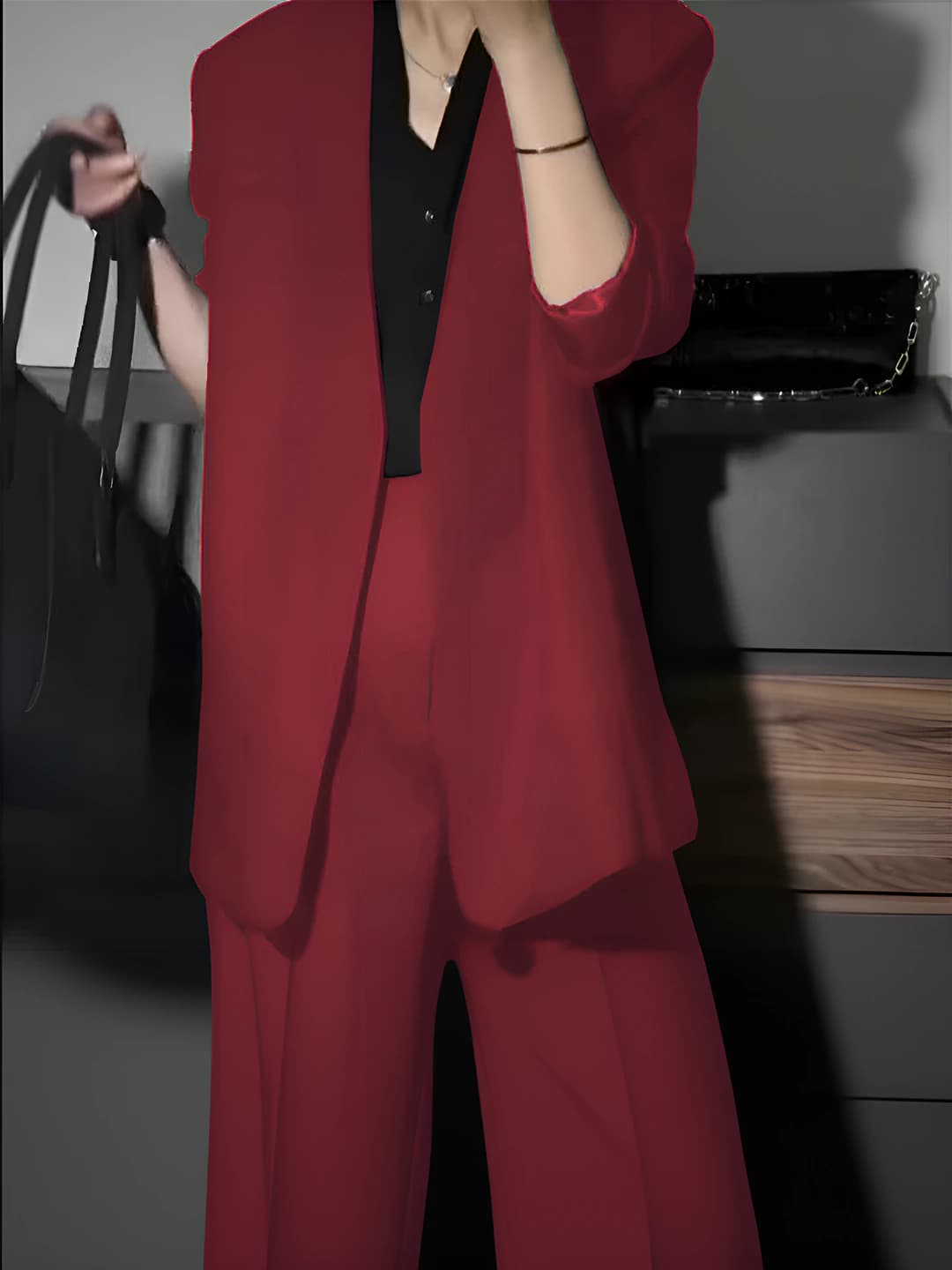 Wine red set