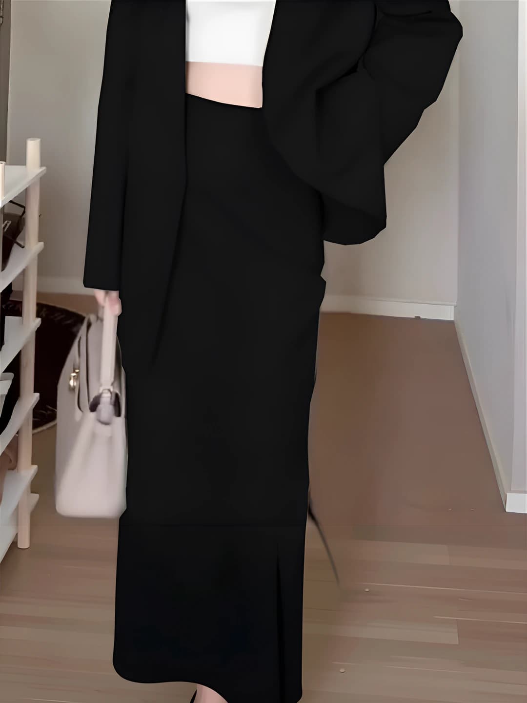 Black skirt