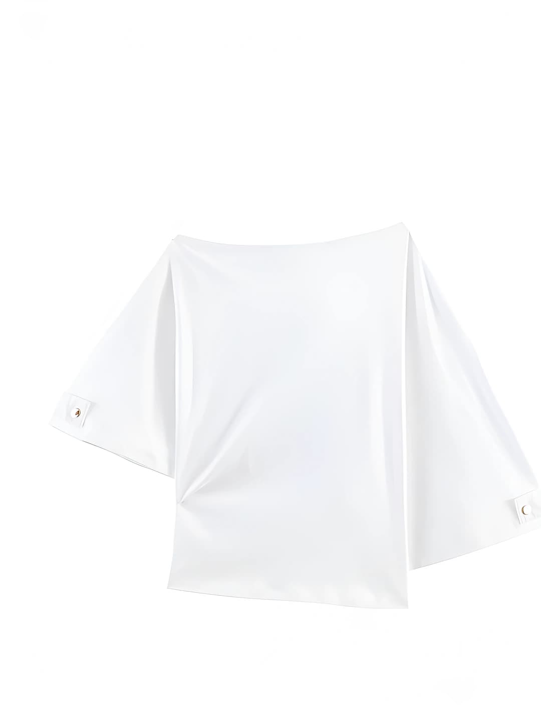 Women's t-shirt: loose fit, crew neck, short sleeve, 3D pattern, casual style