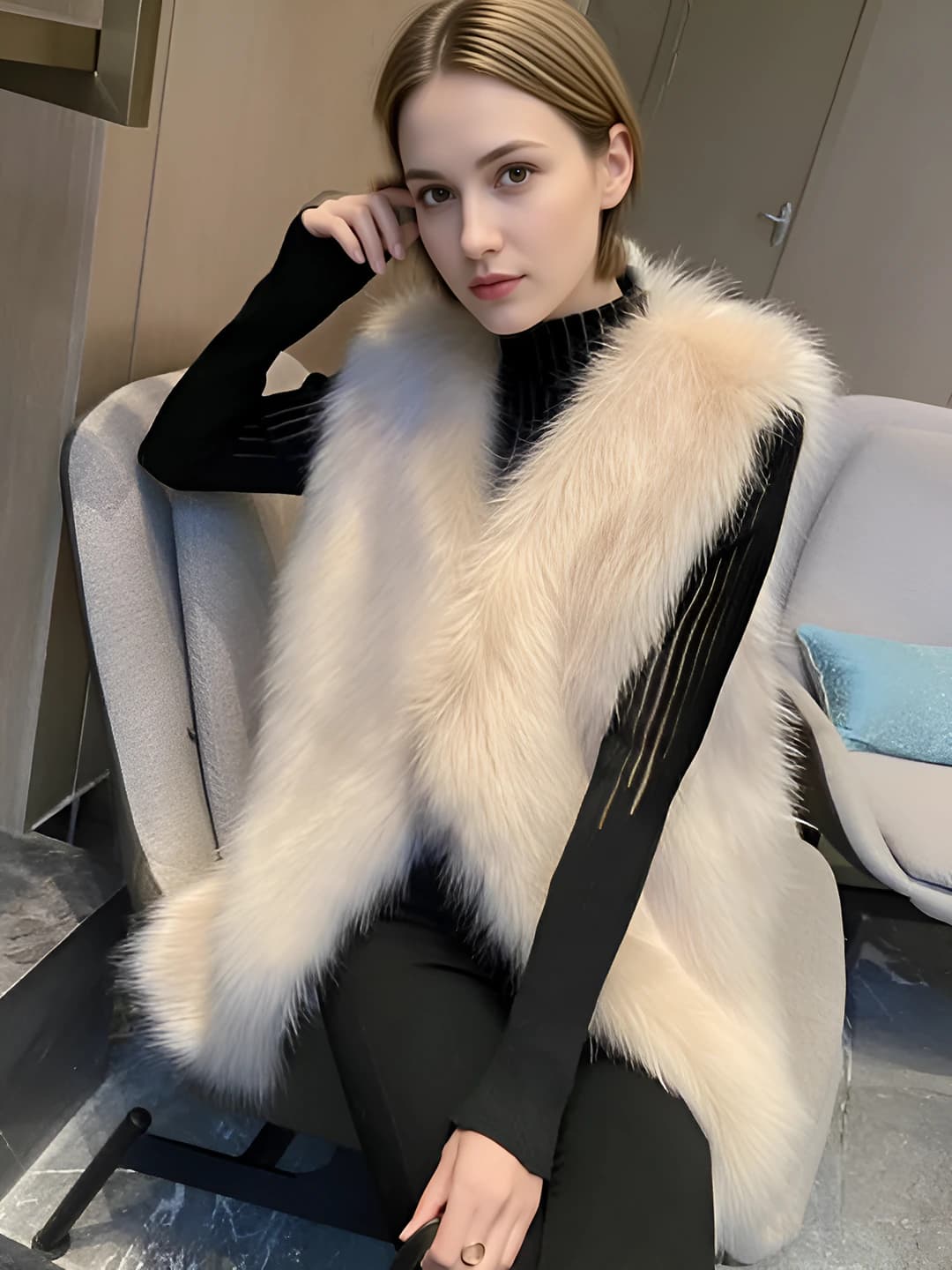 Warm apricot