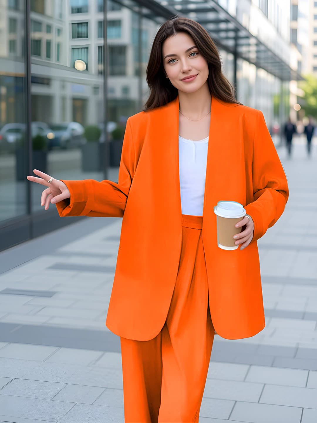 Orange-red set