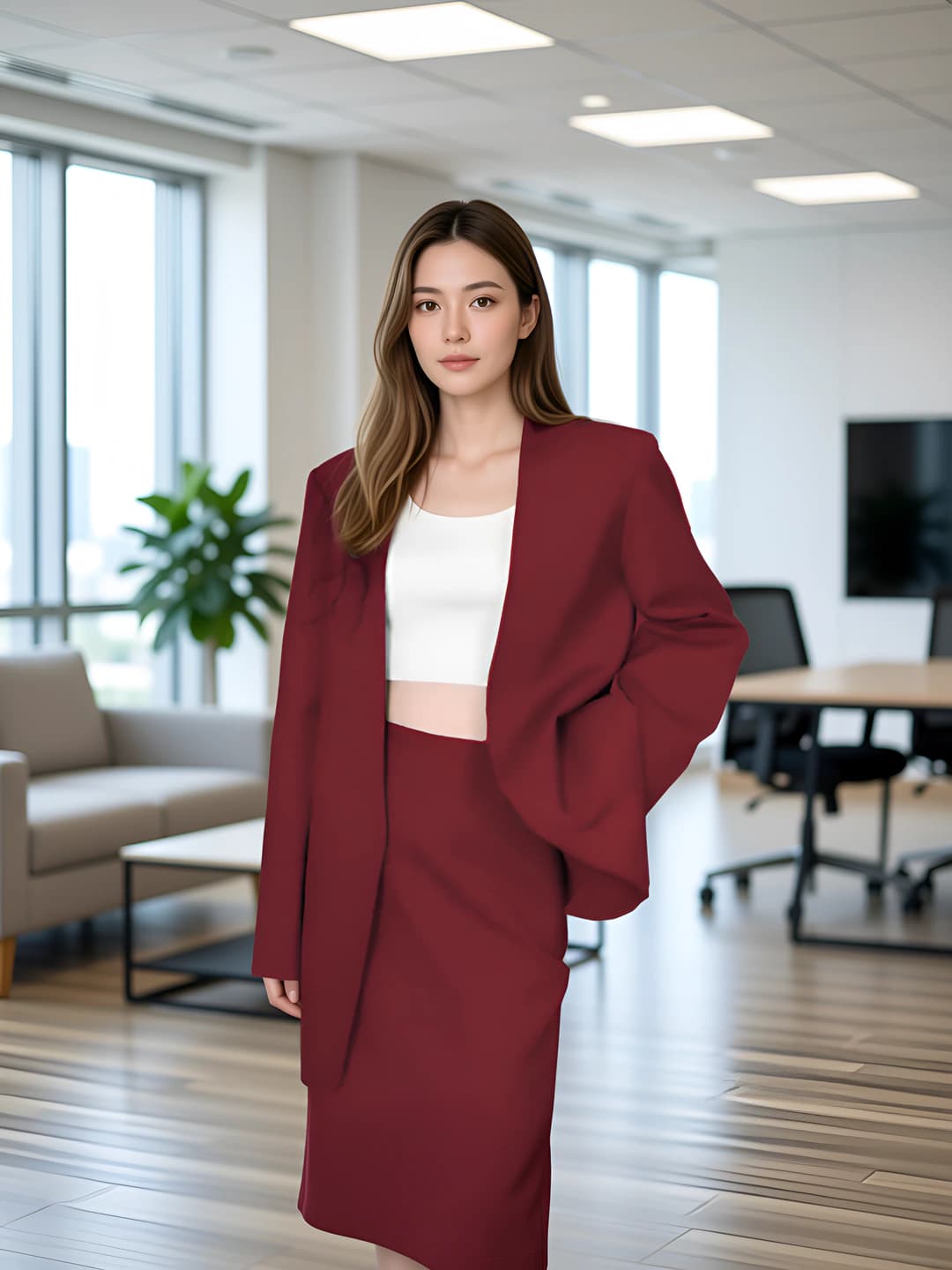 Wine red set