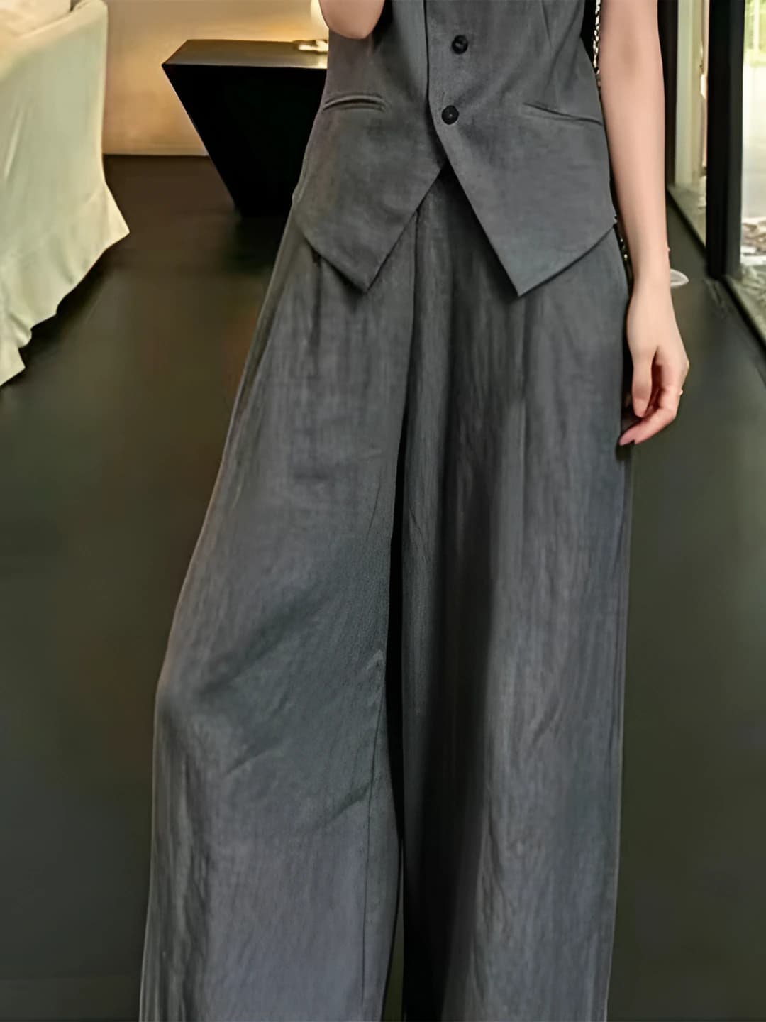 Grey — pants