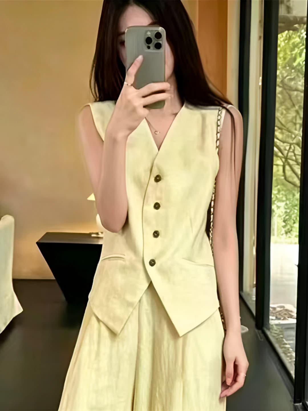 Light yellow — vest
