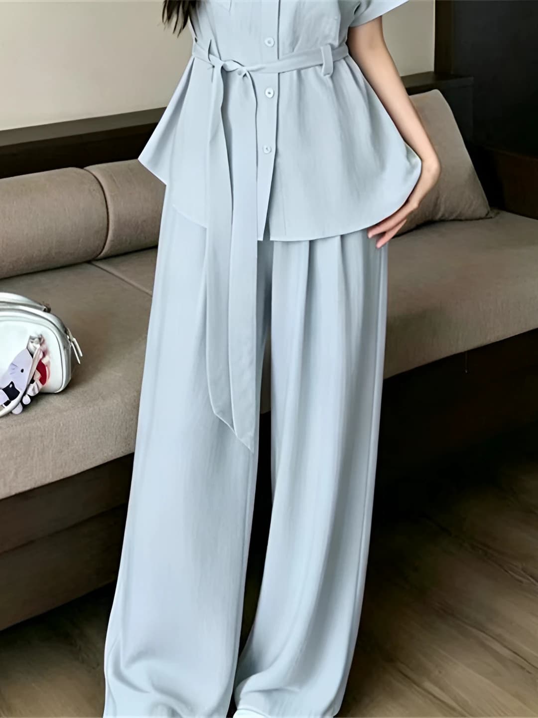 Light blue — pants