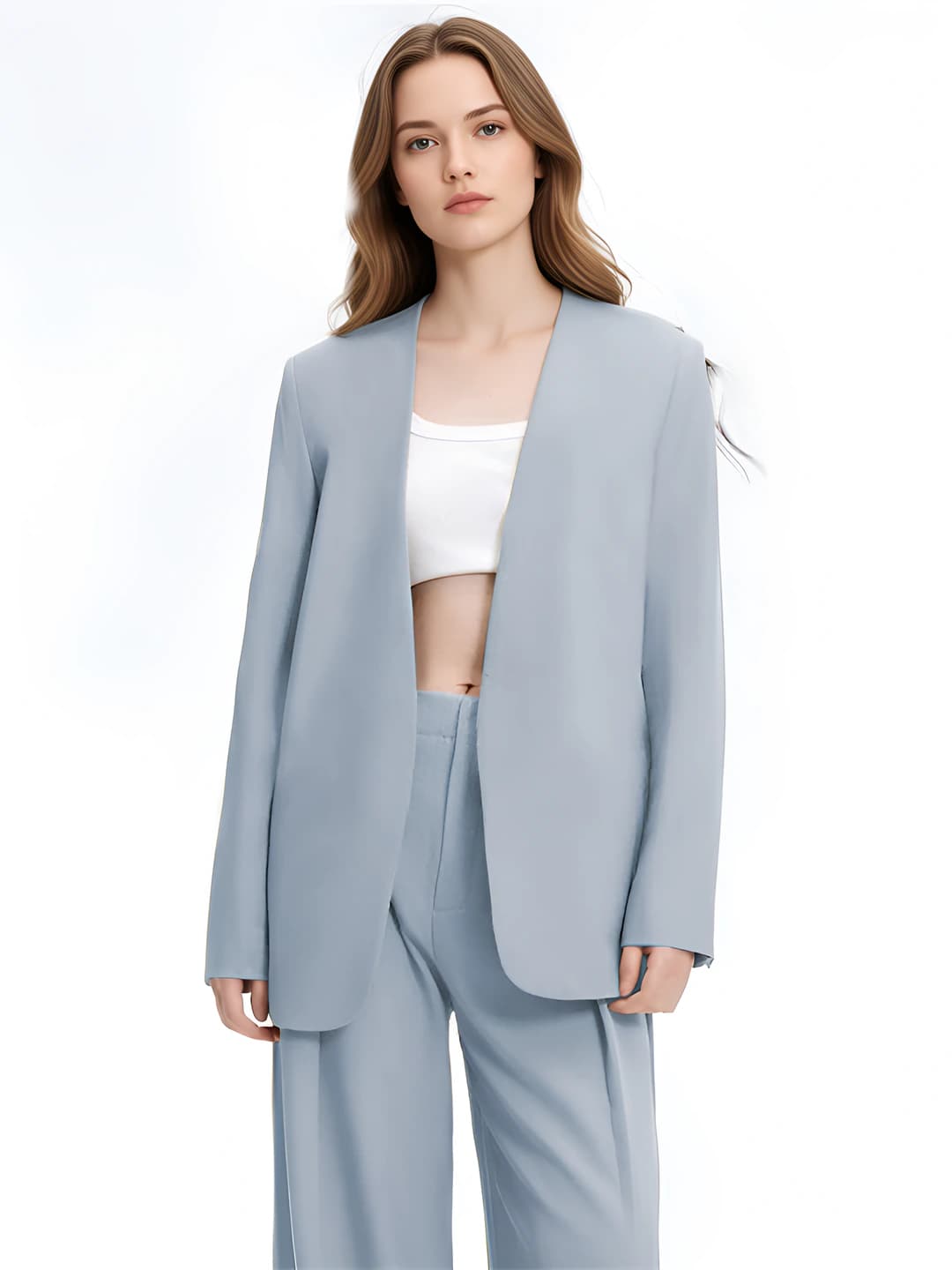 Blue [pants+suit]