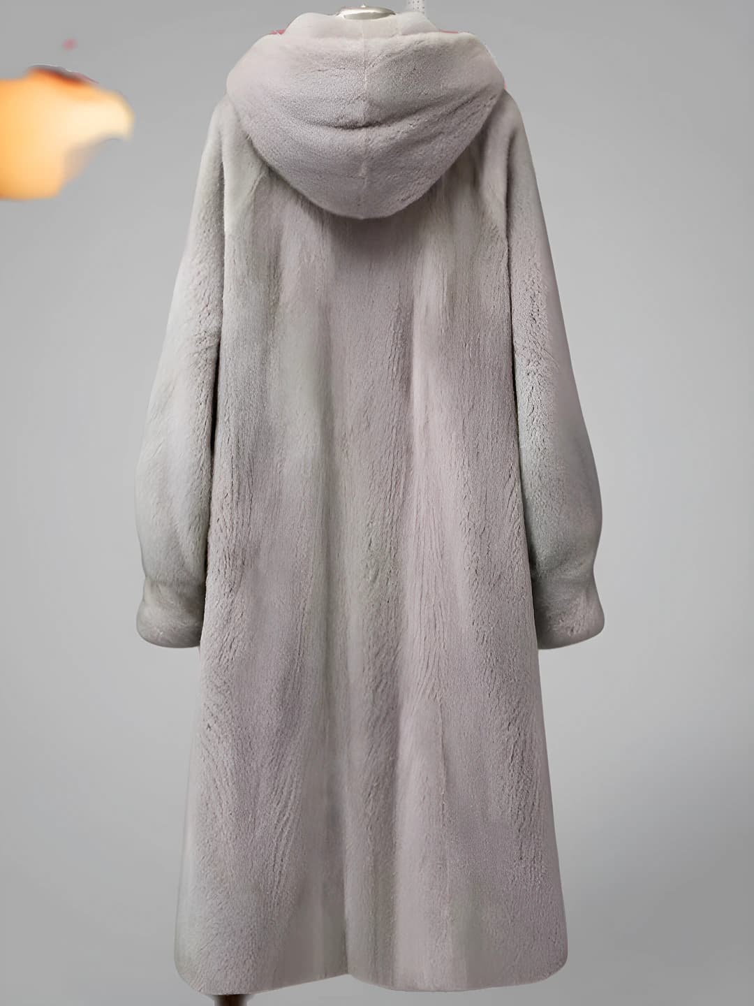 Light grey, thickened