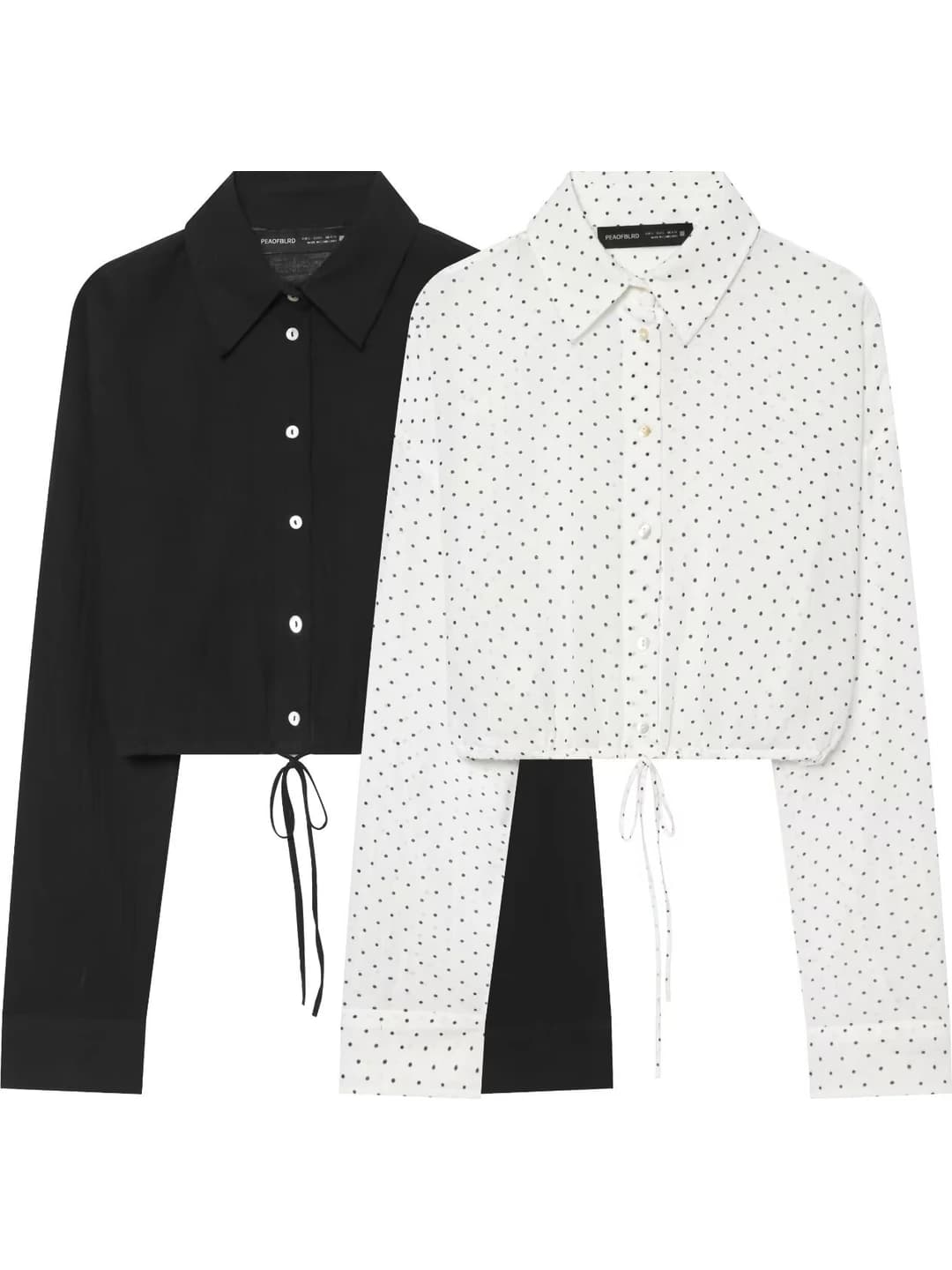 Women's 2026 minimalist slim fit long sleeve lapel collar solid colour shirt
