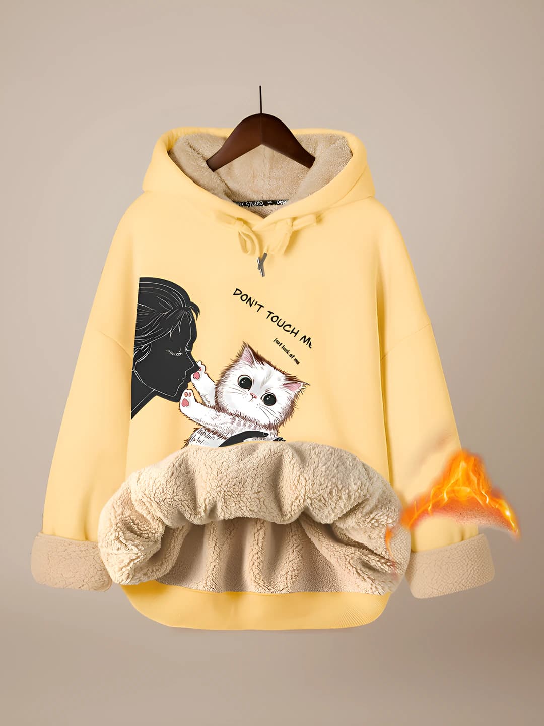 Milk yellow (cat) lambswool