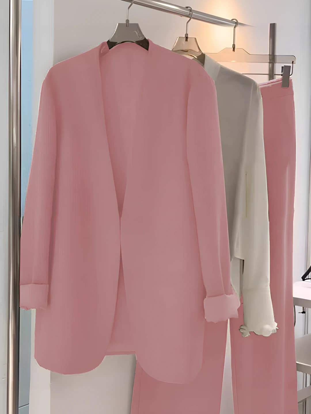 Pink suit