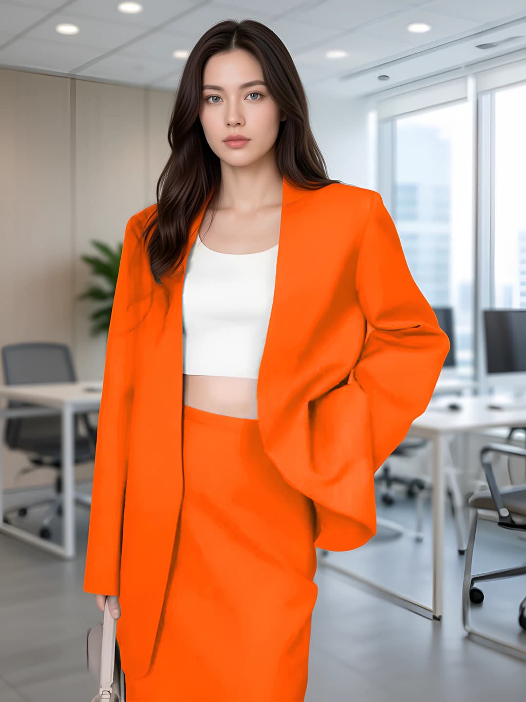 Orange-red set
