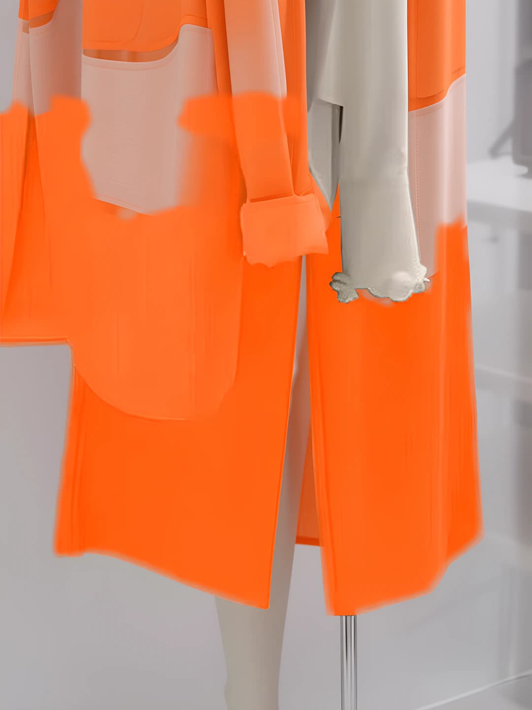 Orange-pink pants