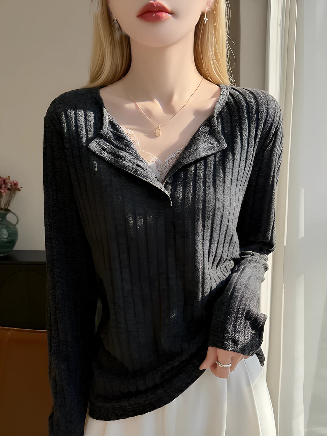 Deep Flower Gray