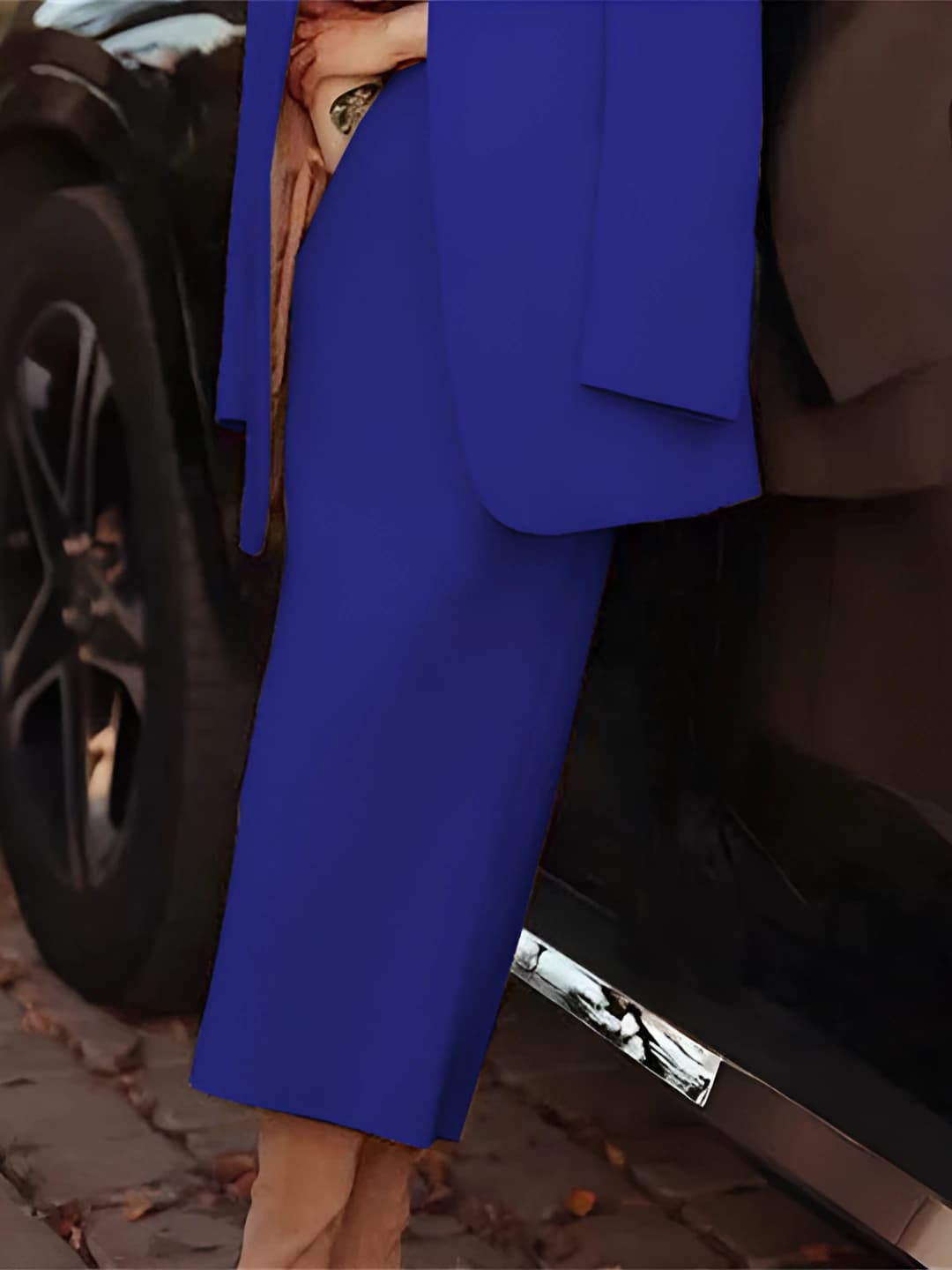Baby blue skirt