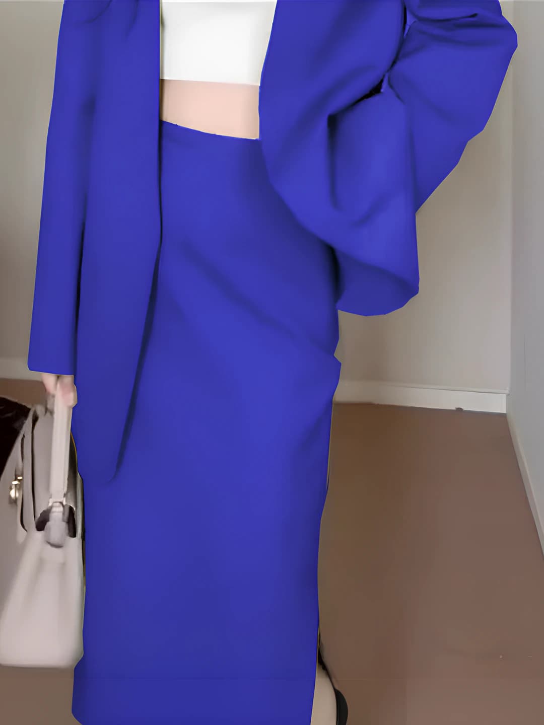 Baby blue skirt
