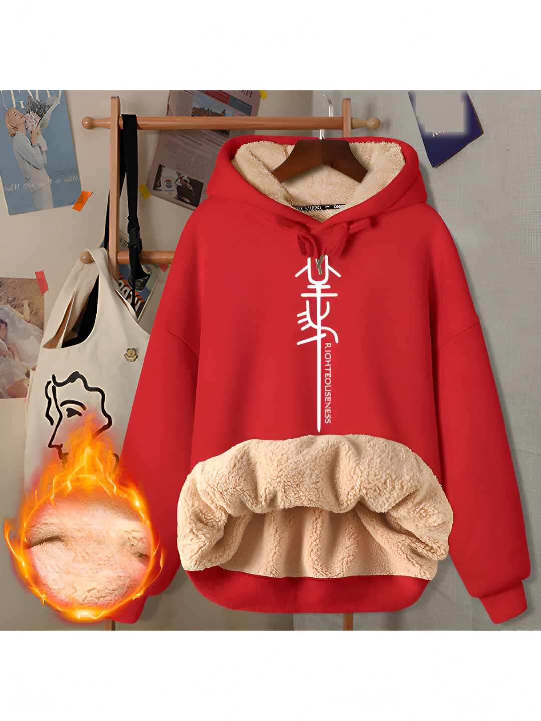 Red (Righteous) lamb cashmere
