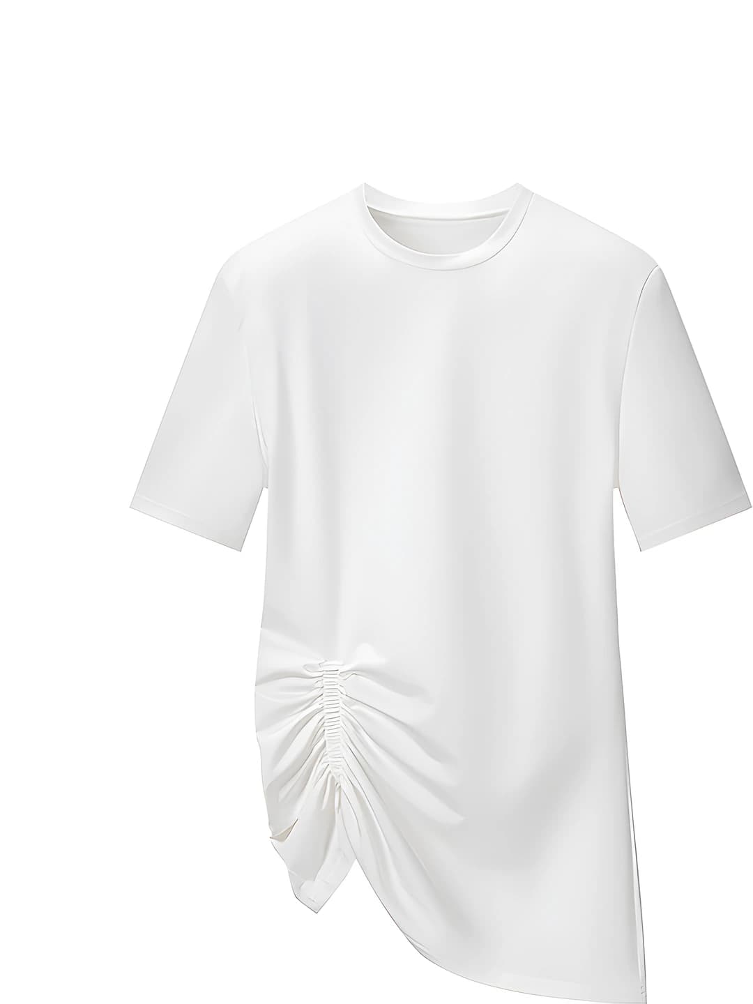 Women's short sleeve t-shirt: loose fit, crew neck, 3D pattern, casual style