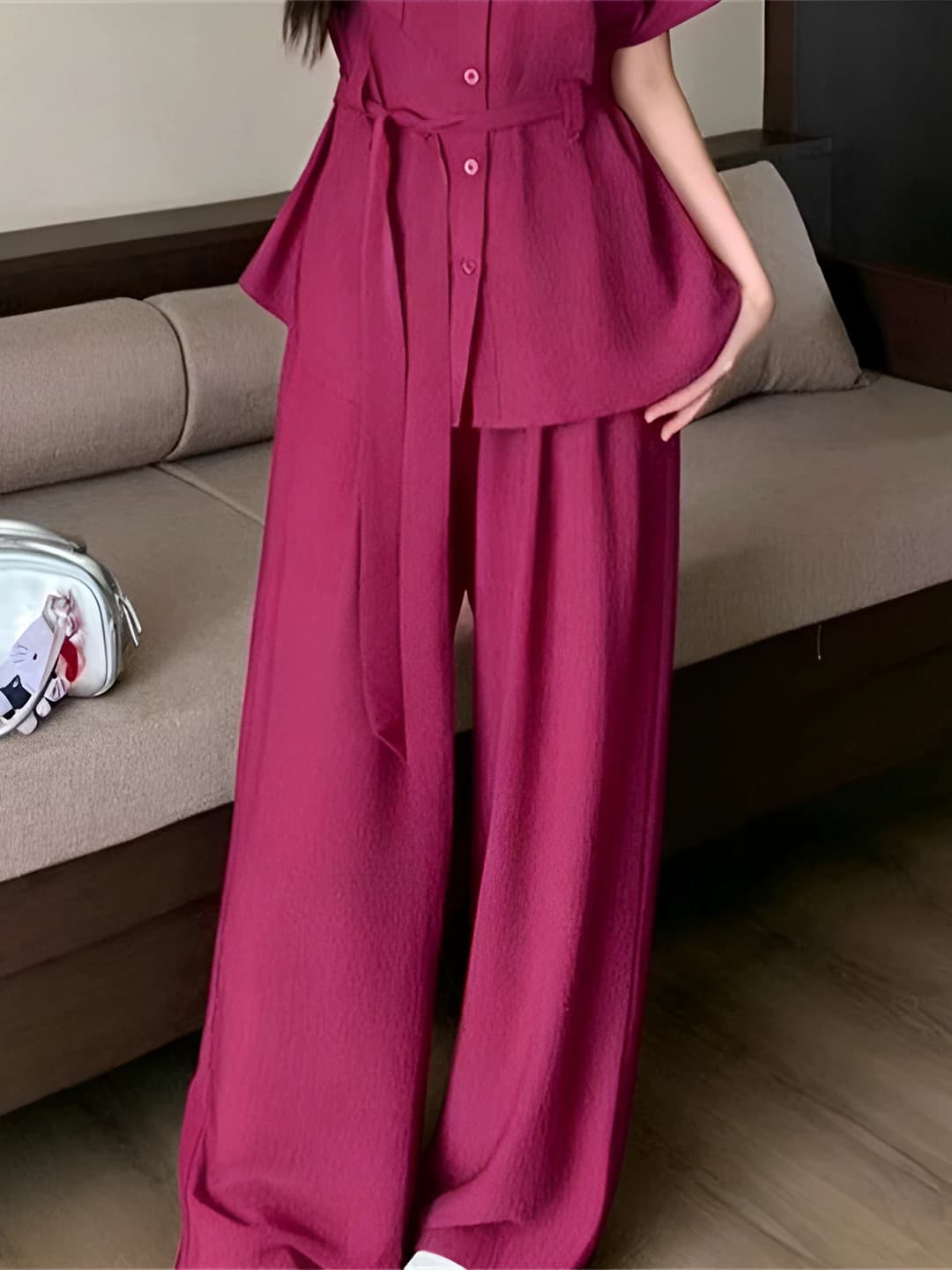 Rose red — pants