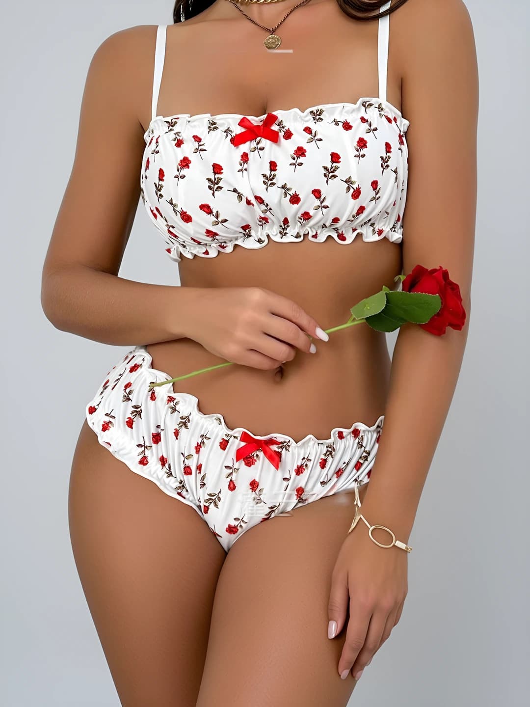 Women's separate two-piece bikini swimsuit: high waist, sleeveless, thin, breathable, stretch, casual, summer, spring, autumn