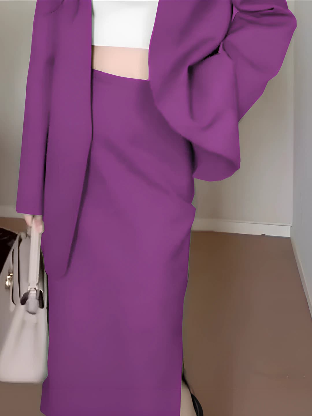 Purple skirt