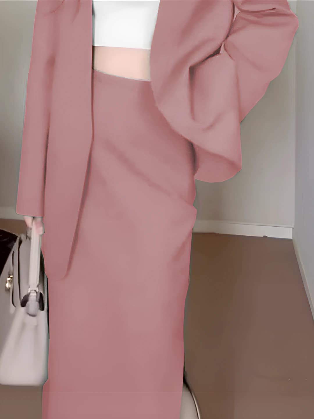 Pink skirt