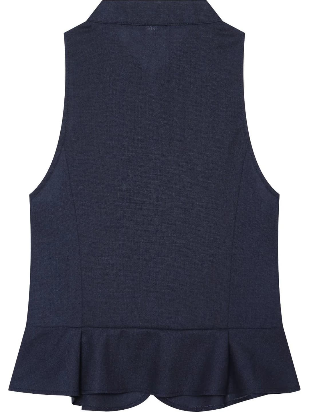 Women's summer vest tank top, crew neck, solid colour, casual style, closure: tie