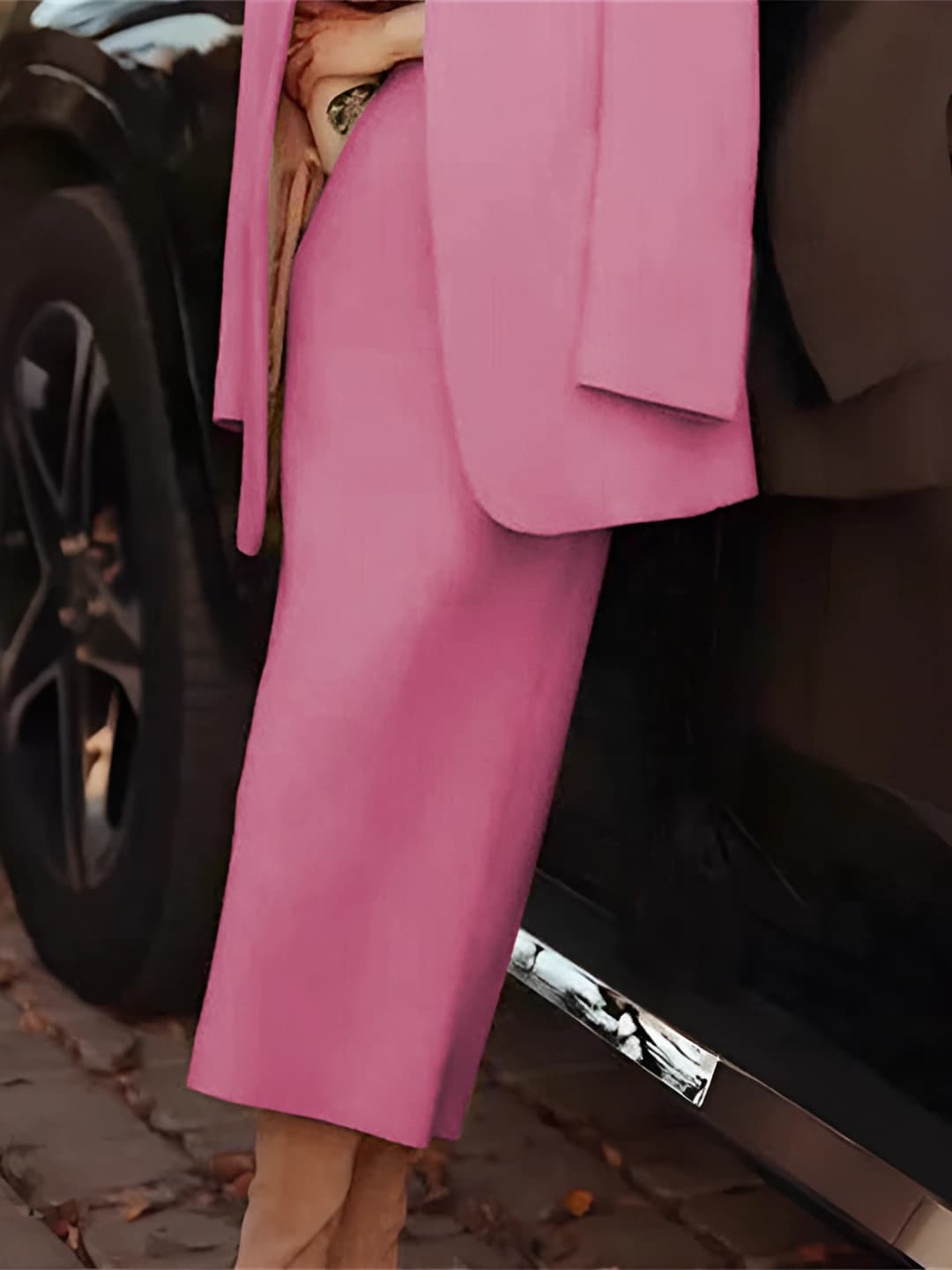 Purple-pink skirt