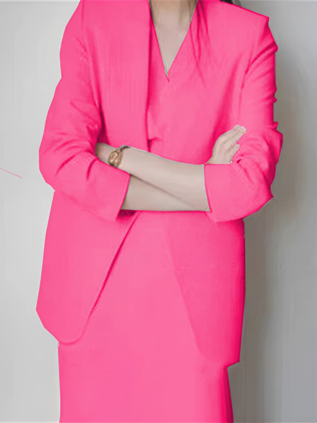 Rose red [dress + suit]