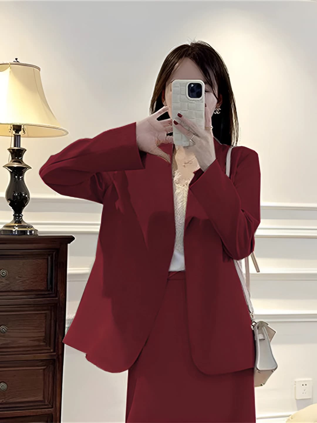 Wine red set