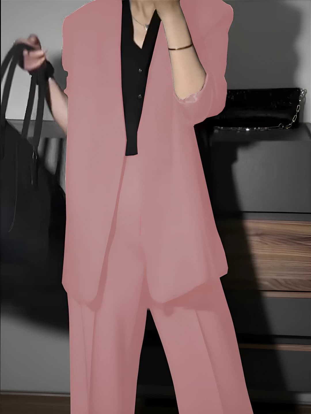 Pink suit