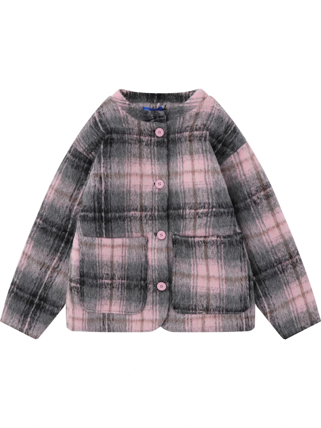 Pink (cotton-lined, thickened) soft wool